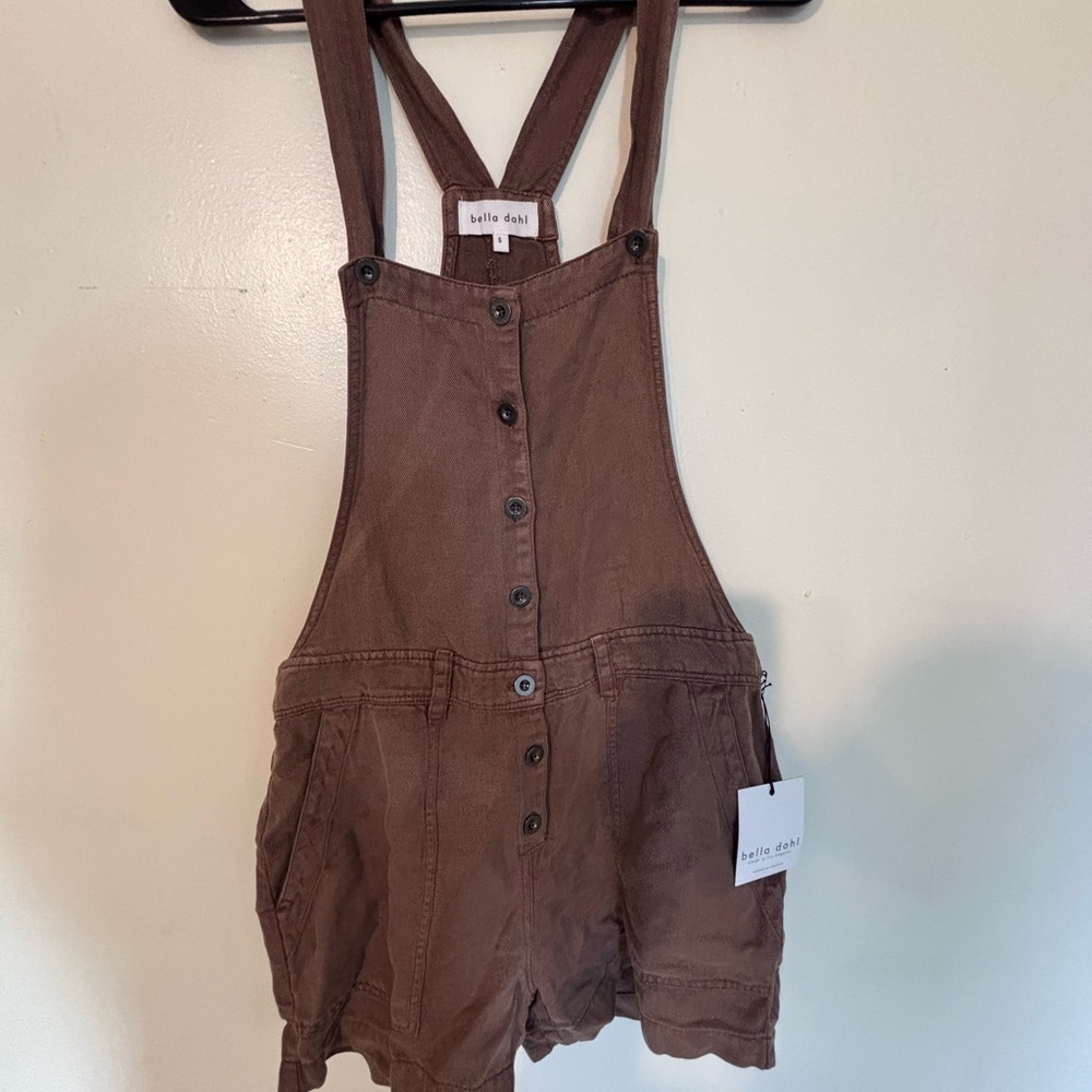Bella‎ Dahl Brown Utility jumper S